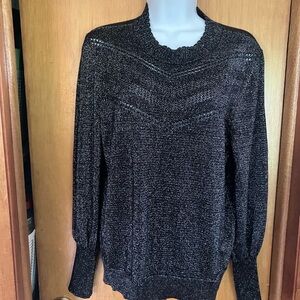 🐞Liz Claiborne Elegant Black Sweater size m